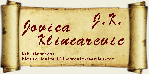 Jovica Klinčarević vizit kartica
